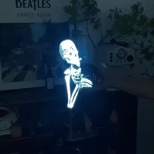 3D Hologram Fan Projector Light