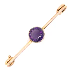 Amethyst Stock Pin