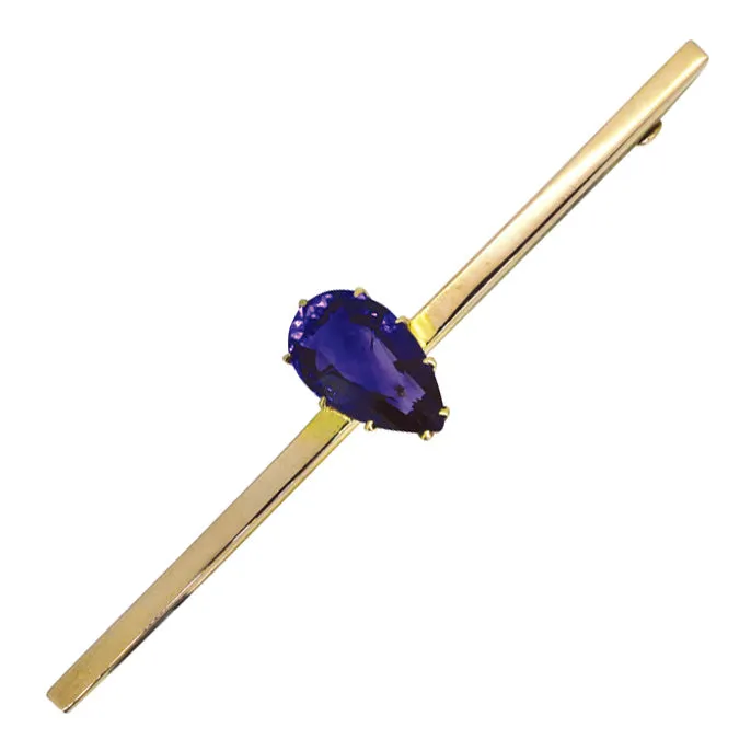 Amethyst Stock Pin