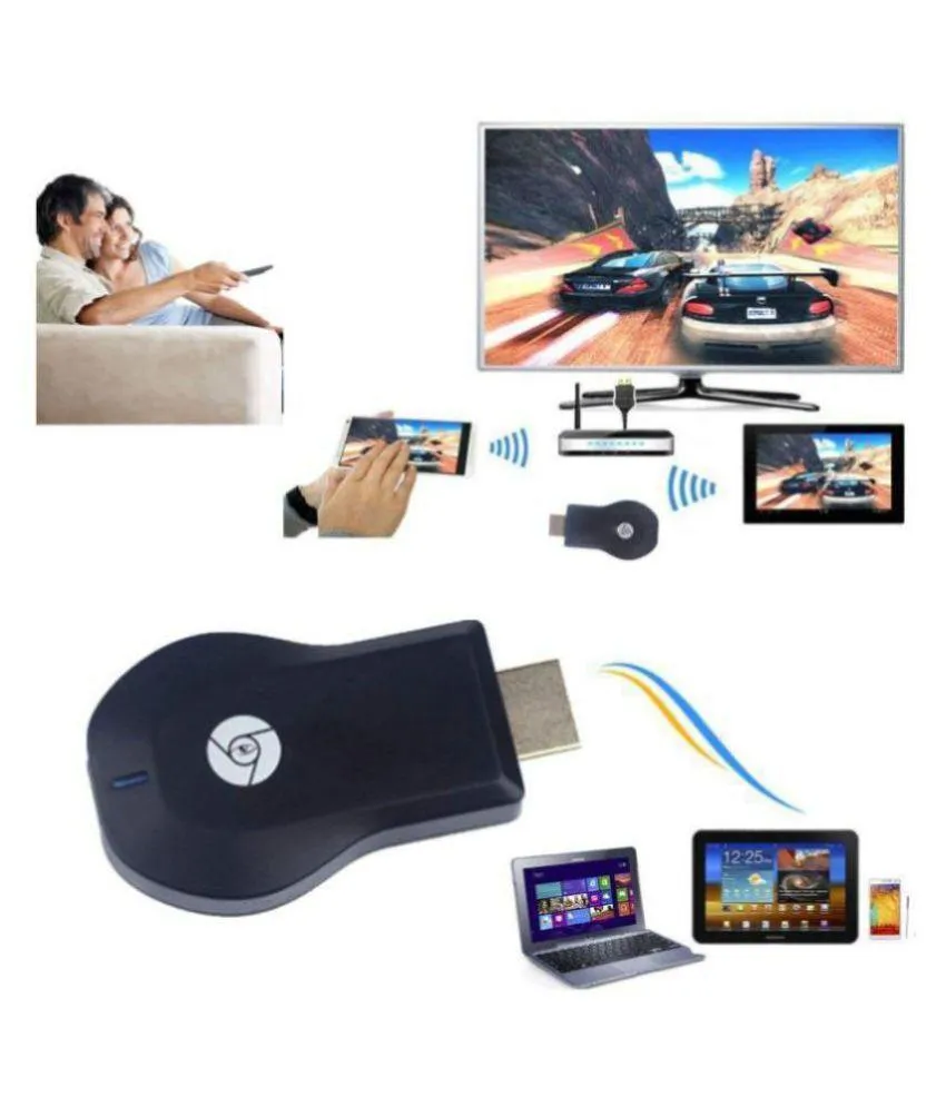 Anycast WiFi Wireless Display Dongle | DLNA Airplay | Wireless HDMI Mirroring WiFi Dongle Display, TV Dongle Receiver