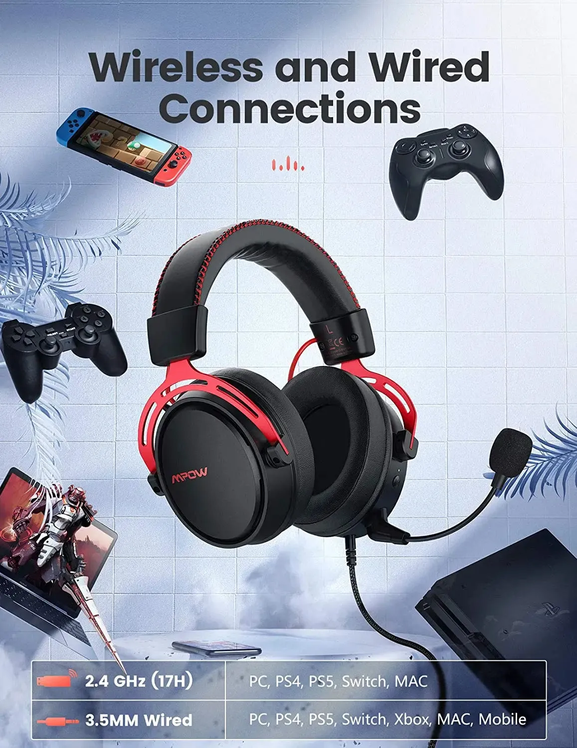 Audifonos Gamer Mpow BH415