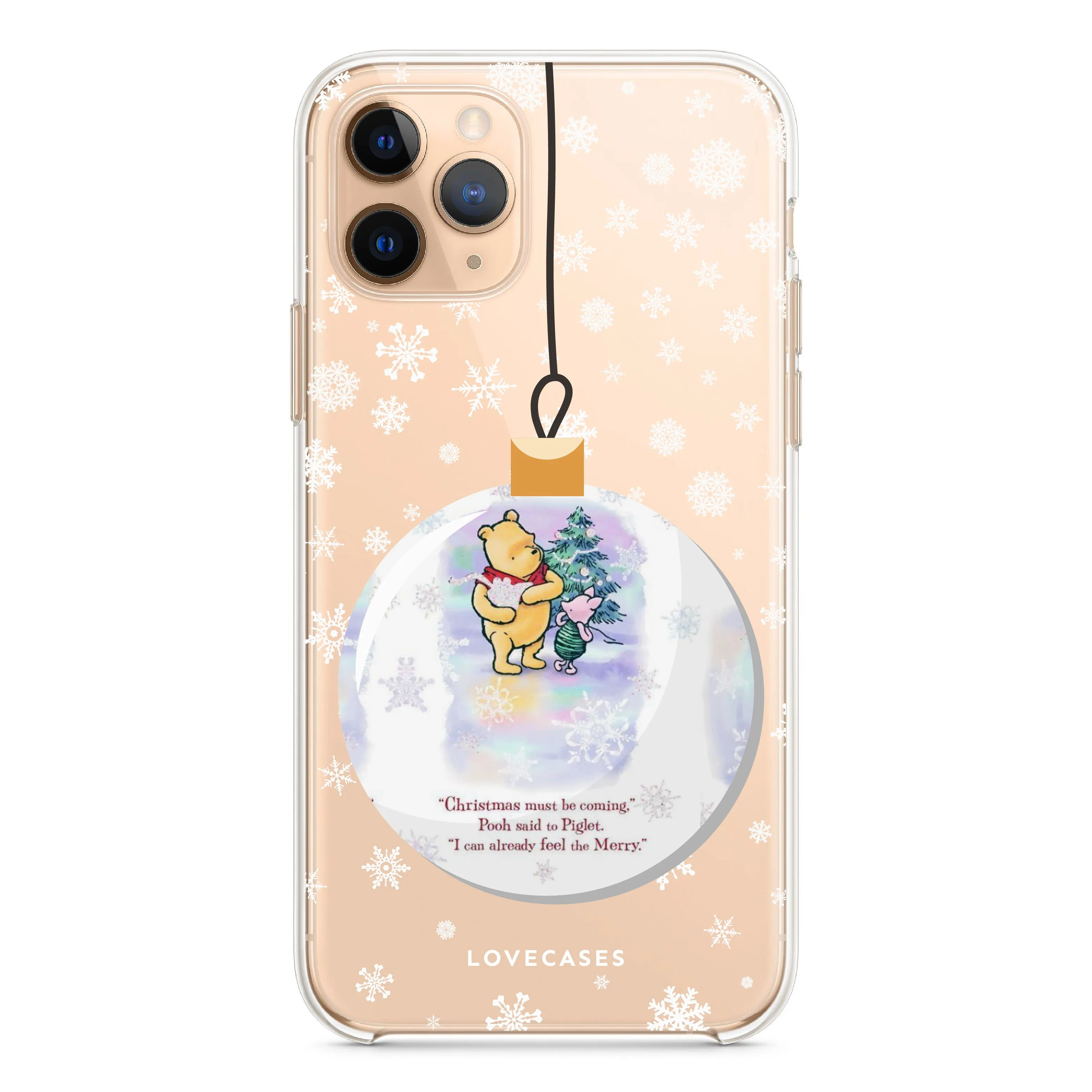 Christmas must be coming' Winnie the Pooh Phone Case