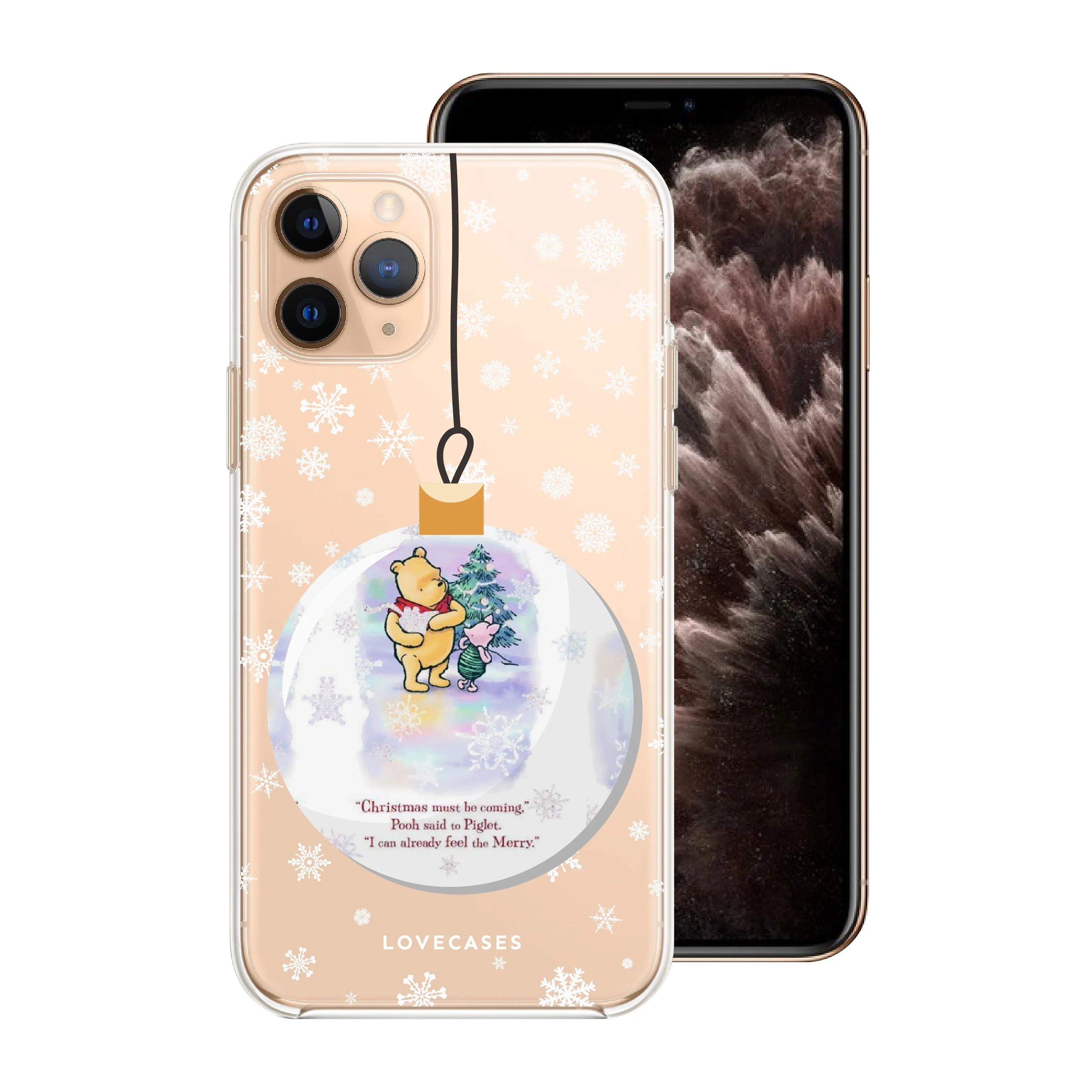 Christmas must be coming' Winnie the Pooh Phone Case