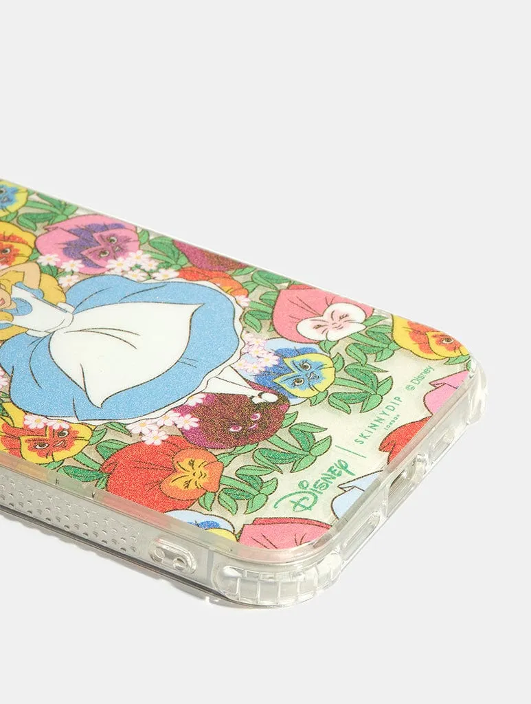 Disney Alice in Wonderland Flowerbed Shock iPhone Case