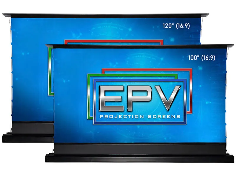 EPV Screens DarkStar® Max UST/ALR Gain (0.5) Floor Rising 120" (58.8x104.6) HDTV 16:9 FRT120HUST-DS