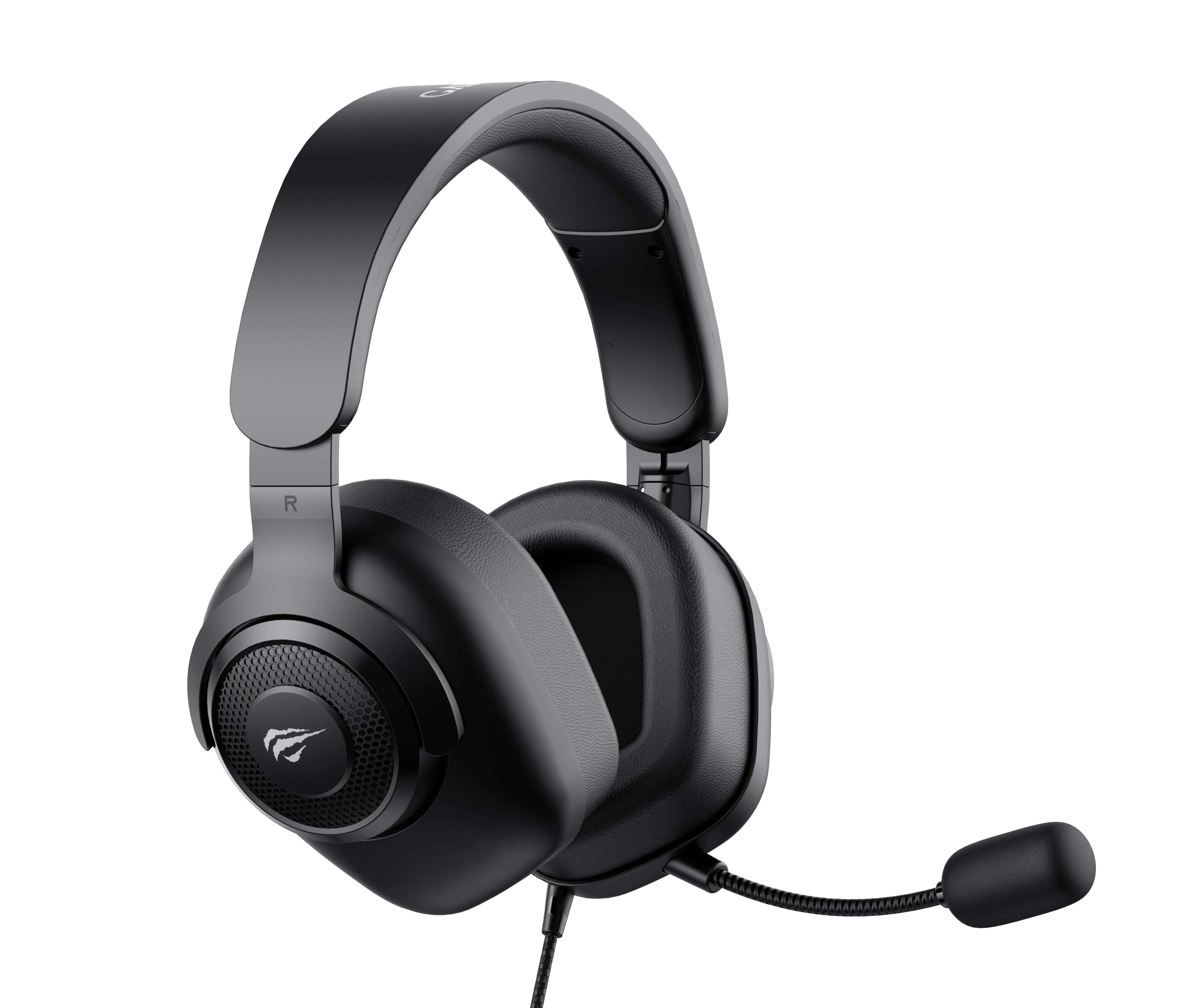 Gaming Headset with Durable Head Beam and detachable Microphone