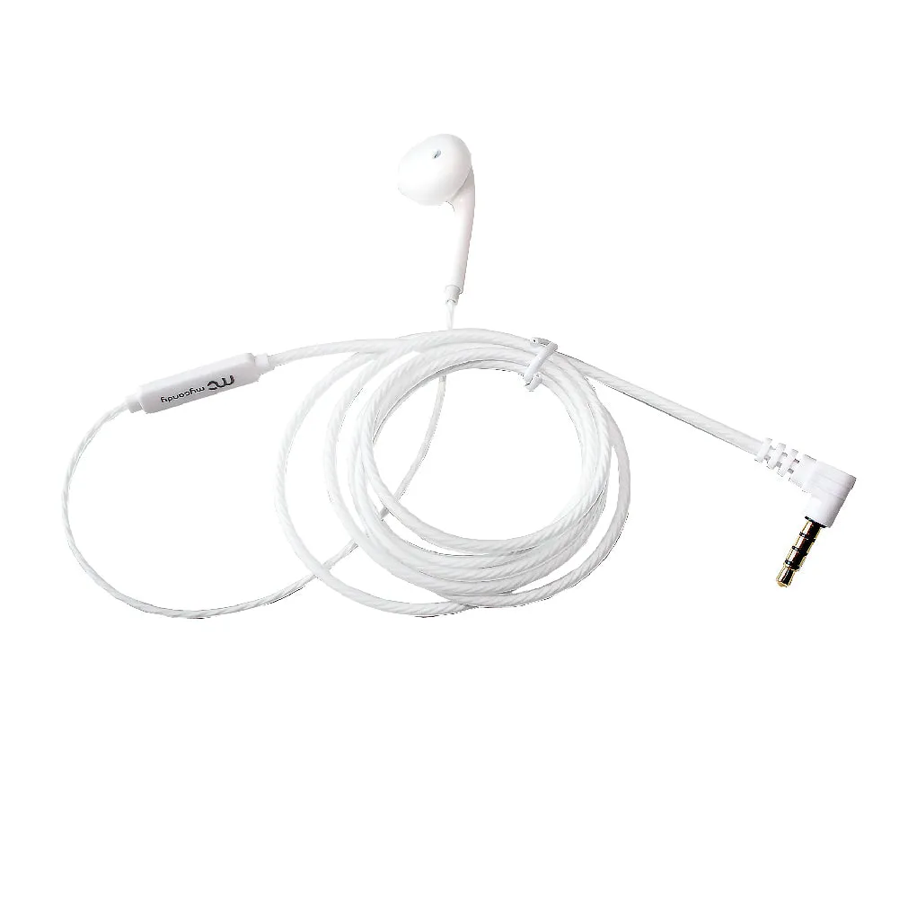 MH2 WIRED MONO HEADSET WITH RIGHT ANGLED CONNECTOR WHITE