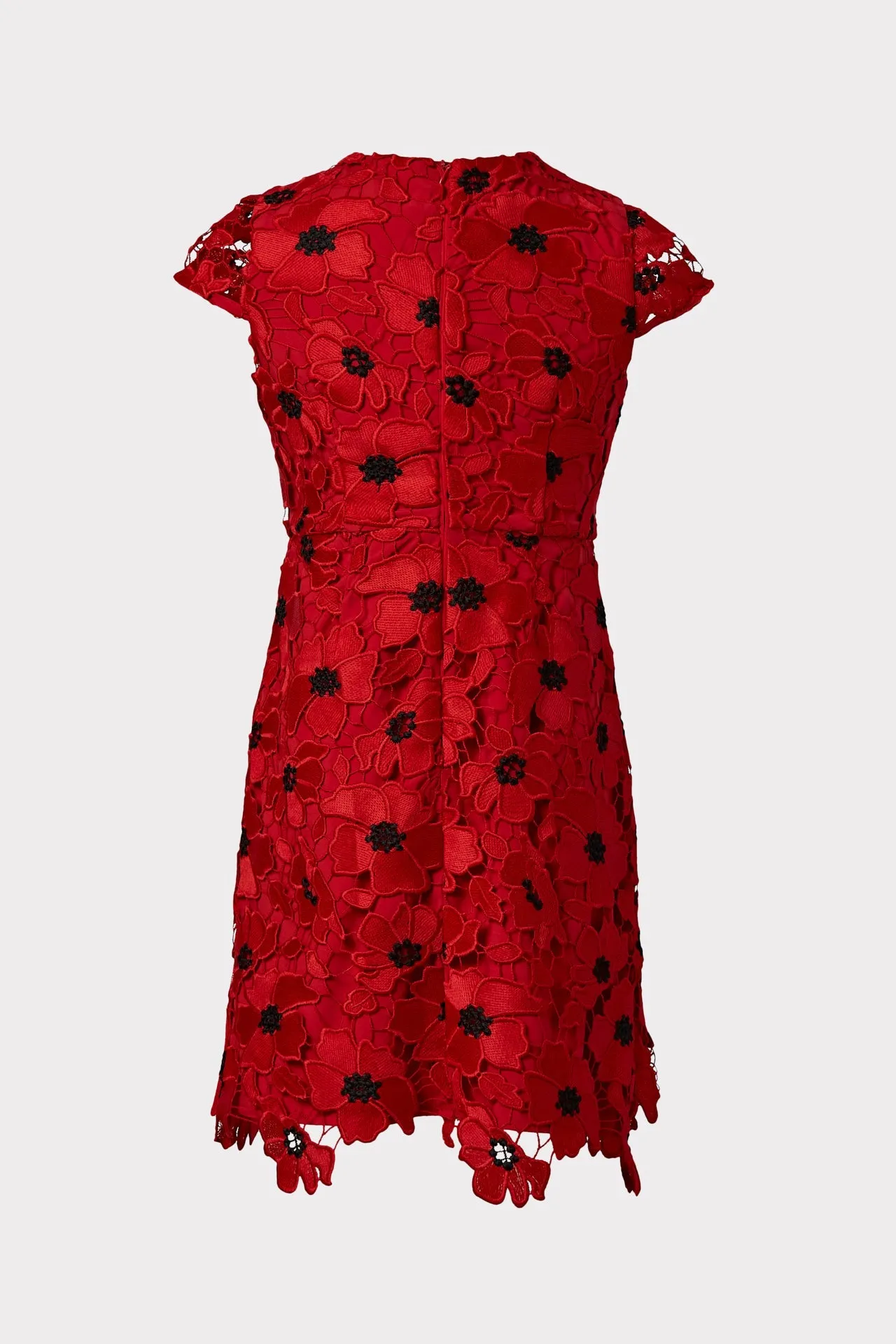 Milly Minis 3D Poppy Floral Lace Mini Dress