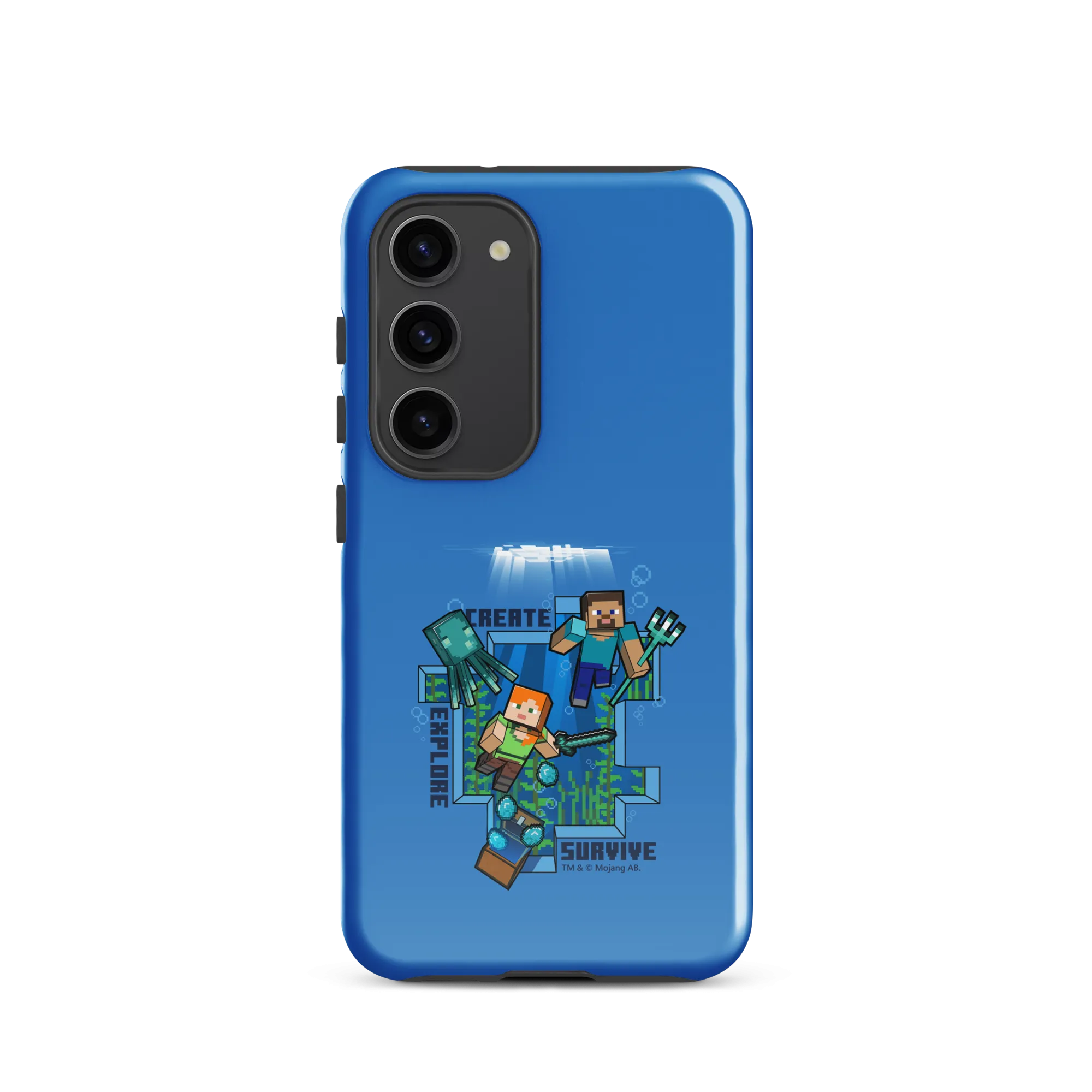 Minecraft Caves & Cliffs Create, Explore, Survive Tough Phone Case - Samsung