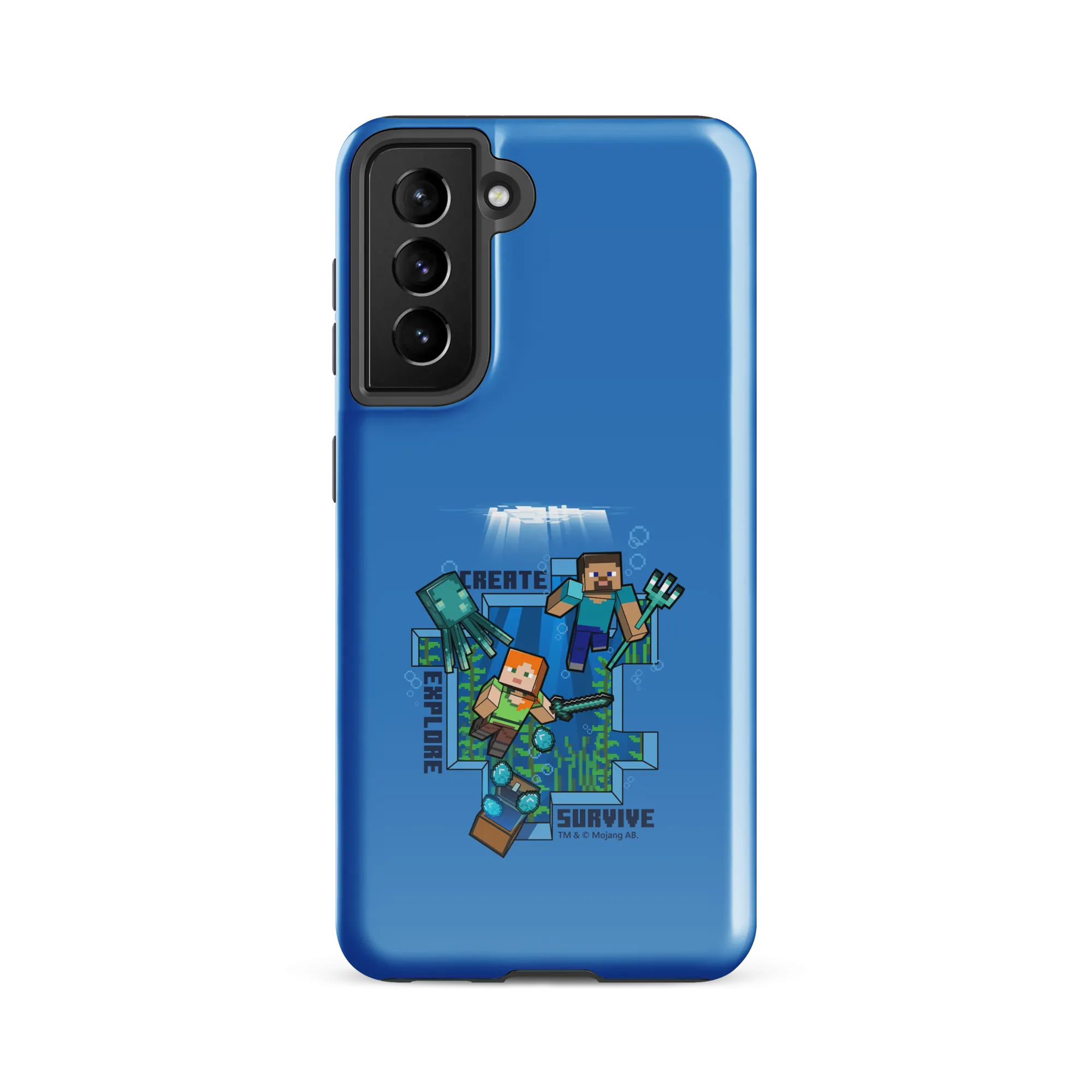 Minecraft Caves & Cliffs Create, Explore, Survive Tough Phone Case - Samsung