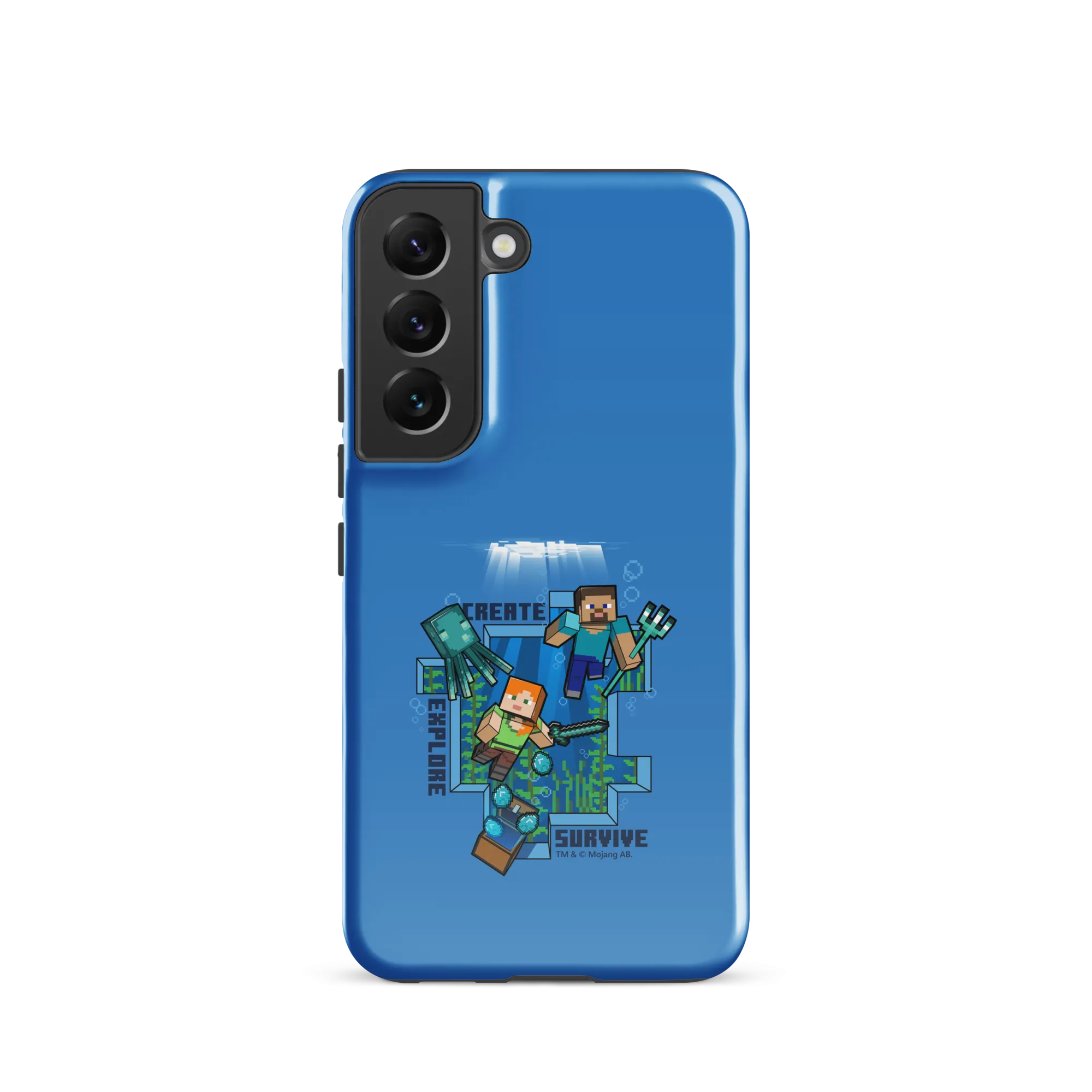 Minecraft Caves & Cliffs Create, Explore, Survive Tough Phone Case - Samsung