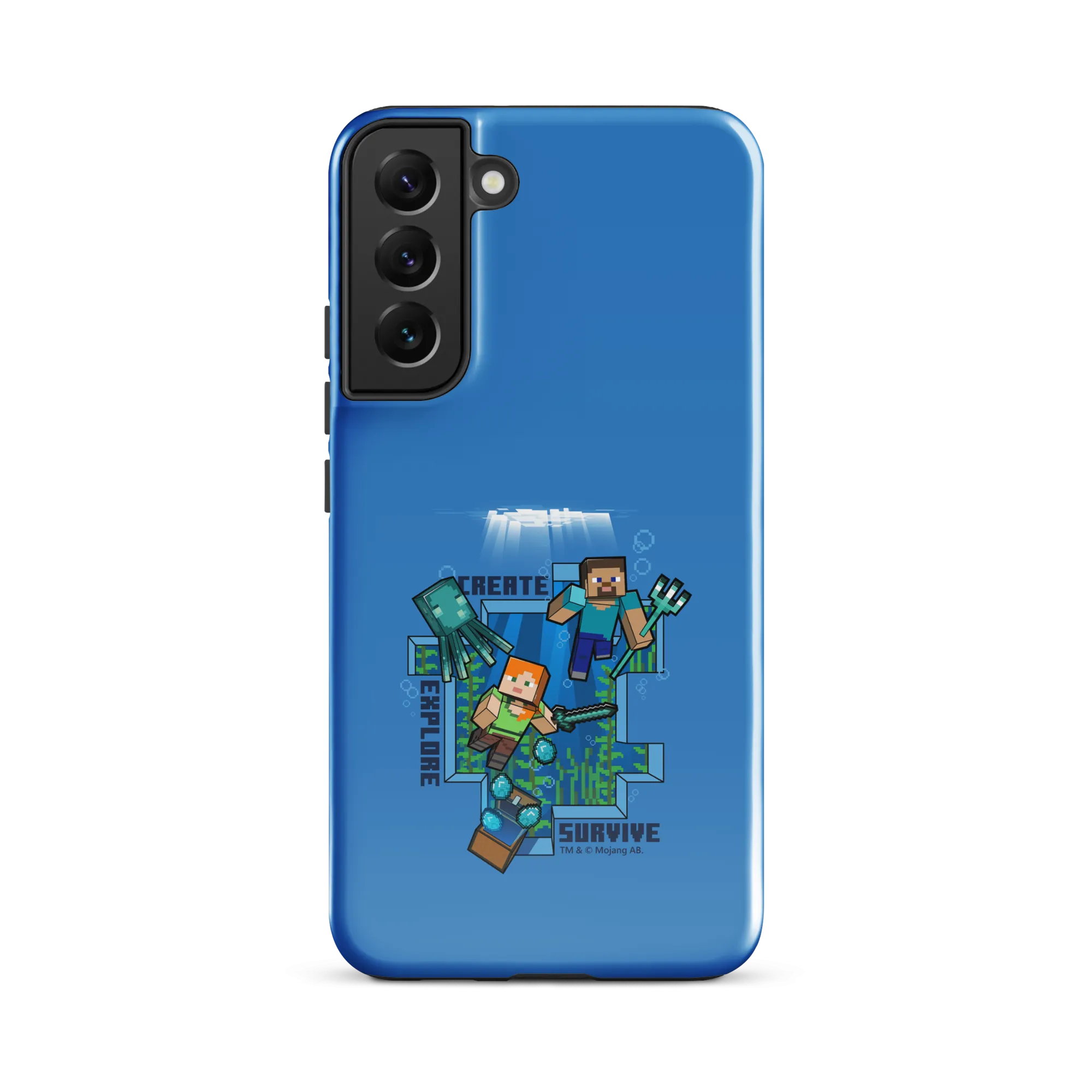 Minecraft Caves & Cliffs Create, Explore, Survive Tough Phone Case - Samsung