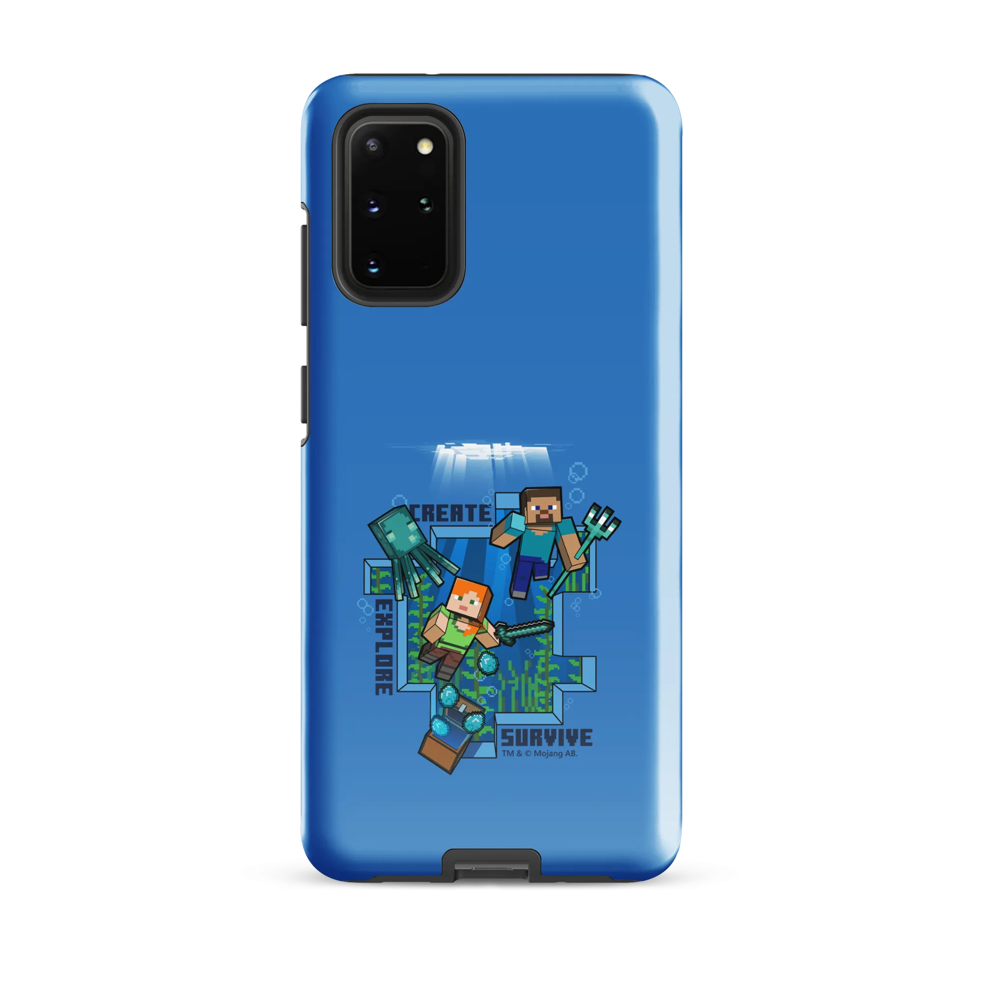 Minecraft Caves & Cliffs Create, Explore, Survive Tough Phone Case - Samsung