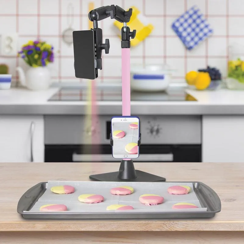 Remarkable Creator™ Cookie Decorators Mount for Phones and Pico Projectors with PINK Pole