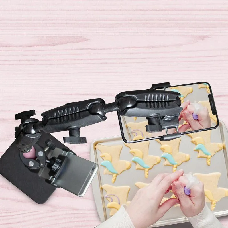 Remarkable Creator™ Cookie Decorators Mount for Phones and Pico Projectors with PINK Pole