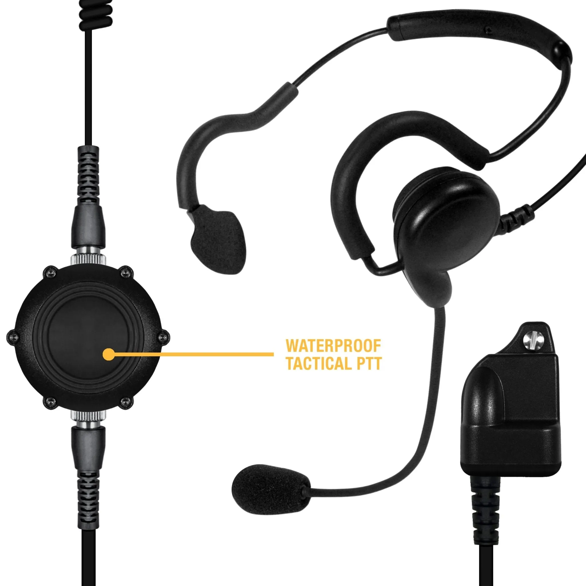 Sheepdog Tactical Boom Mic Headset, Harris XL45P XL95P