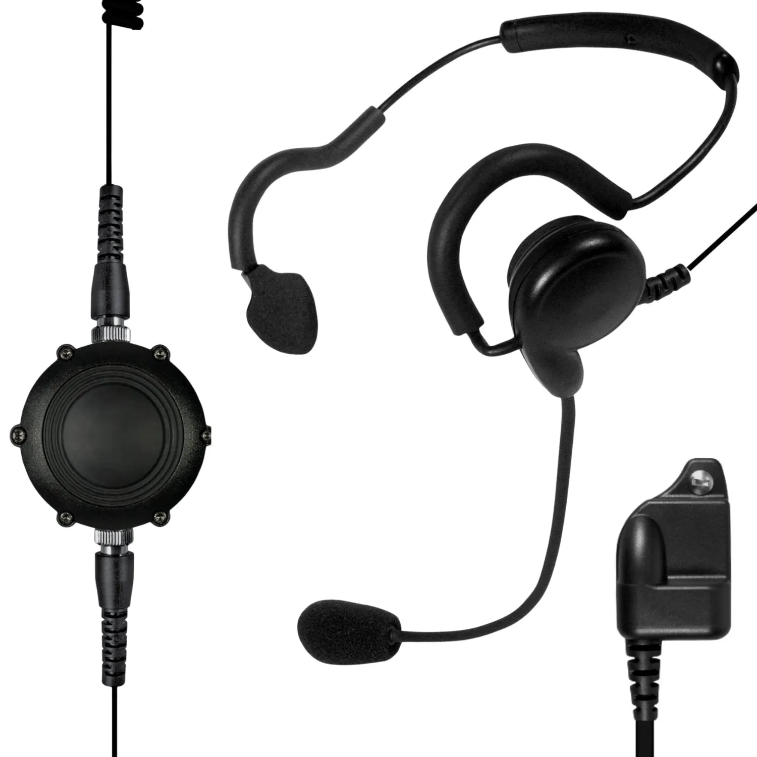 Sheepdog Tactical Boom Mic Headset, Harris XL45P XL95P