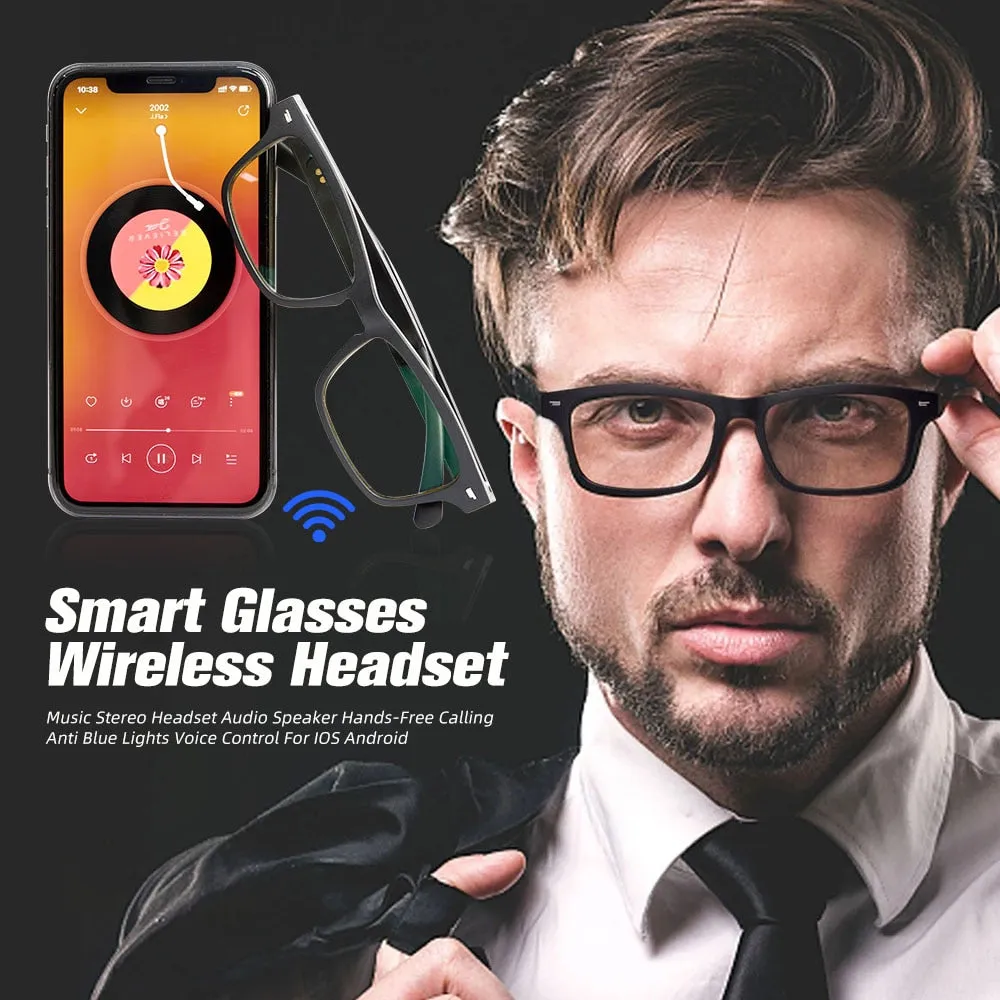 Smart Glasses Bluetooth Headphone Hands-Free Calling