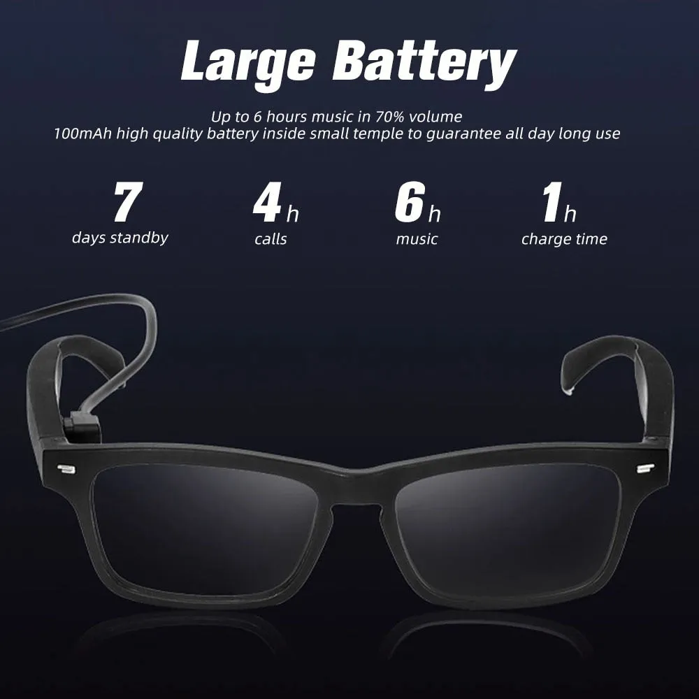 Smart Glasses Bluetooth Headphone Hands-Free Calling