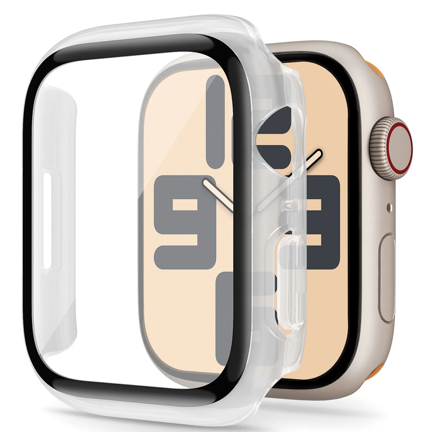 Tough On Apple Watch Case Series 6 / 5 / 4 / SE 40mm with Tempered Glass Screen Protector