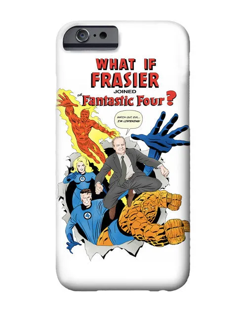 “What If Frasier Joined the Fantastic Four?” iPhone case