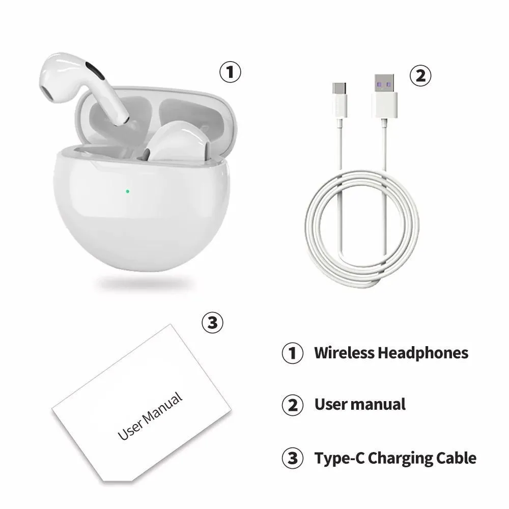 Wireless Bluetooth Earphones with Charging Case